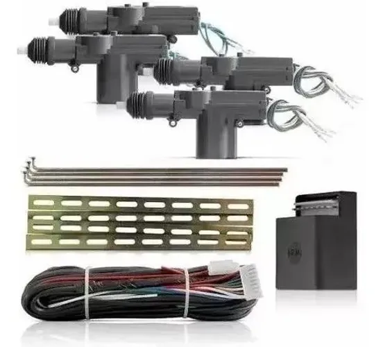 Kit Trava Eletrica 4 Portas Universal C\ Chicote Espaguetado KX3