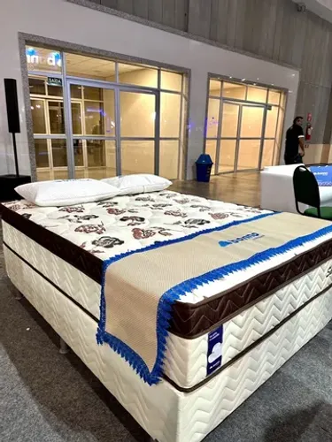 Cama box Casal padrão Bonno Colchões molas ensacadas em mega promoção !