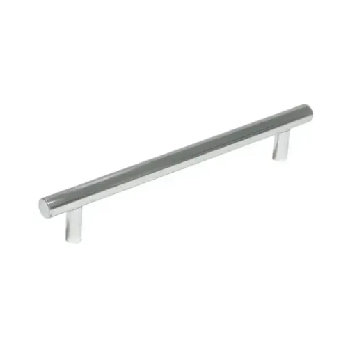 Puxador Alça Light 96mm Escovado sem Friso Hastvel - 5 unidades