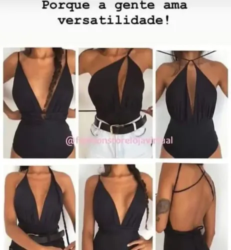 Body multi formas preto, vermelho, onça, púrpura