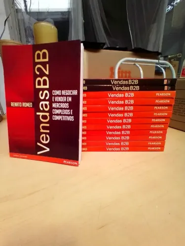 lote com 14 livros vendas b2b de Renato Romeo