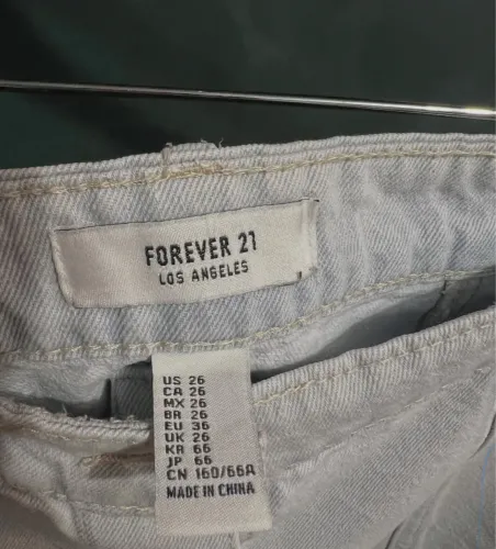Saia jeans 36 Forever 21