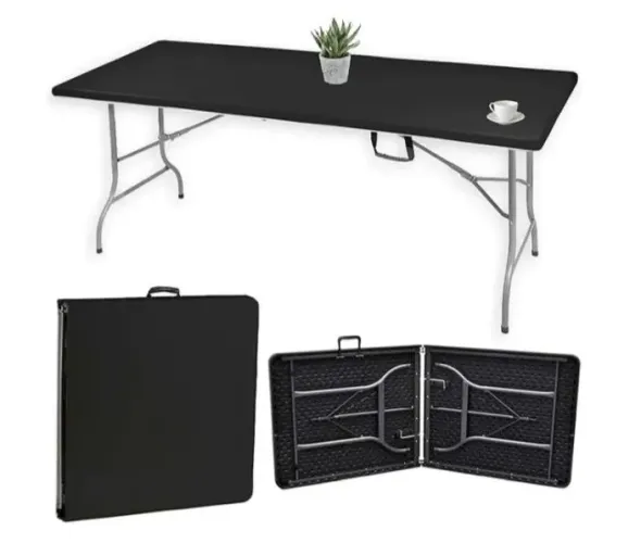 Mesa Dobrável Maleta (preta - nova na caixa)