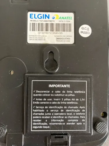 Telefone fixo Elgin