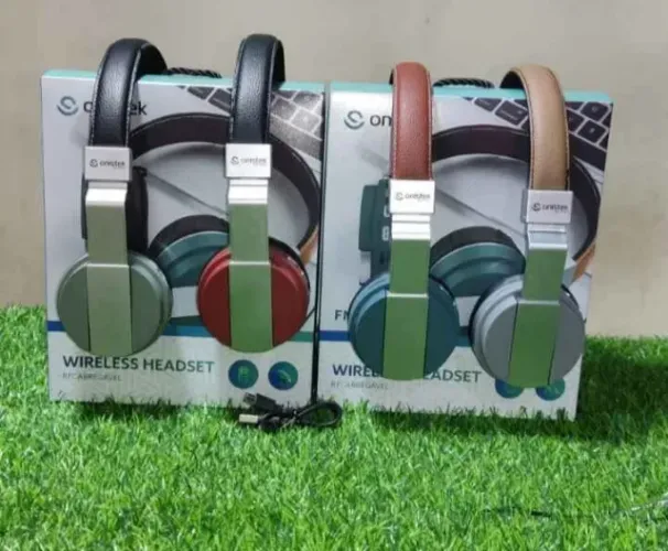 Headset Sem Fio Bluetooth Pega Rádio E Cartão De Memória Até 4h De Música