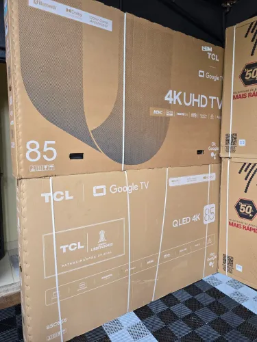 TV TCL 85 polegadas QLED 4K com Google TV