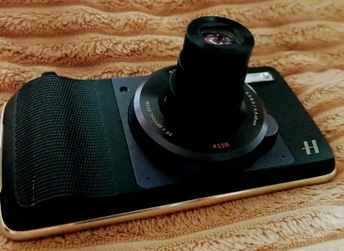 snap de camera moto z