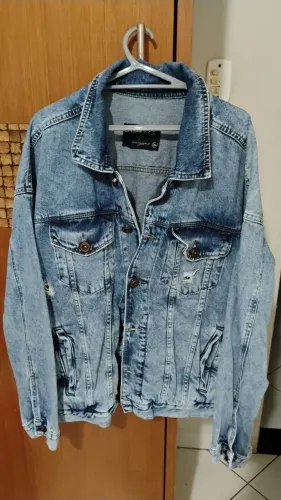 Jaqueta Jeans Azul Despojada