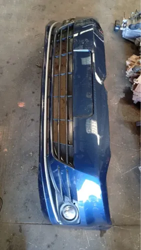 Parachoque Dianteiro Volkswagen Fox 2015 A 2022 Com Sensor De Estacionamento Original 