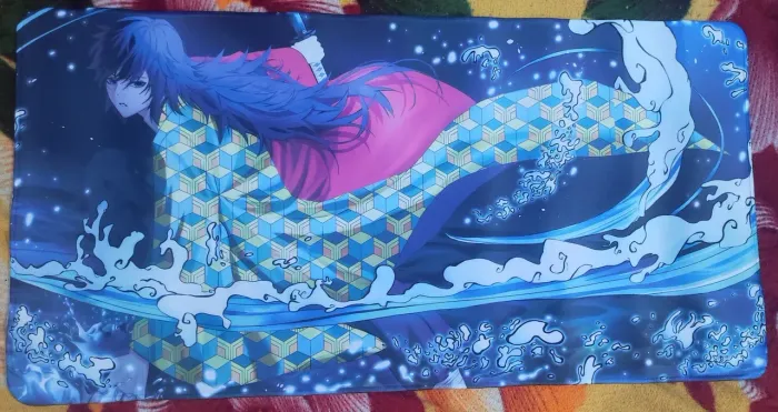 Novo: Mousepad Gamer Demon Slayer 60 cm x 30