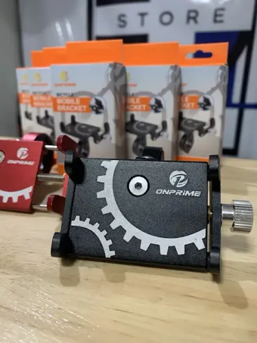 Suporte de celular de metal (alumínio) para moto ou bike