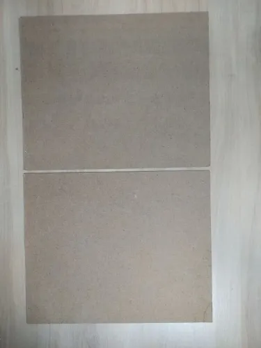 Chapa de Eucatex para Fundo de Molduras de quadro e afins de 33x27cm cada - 2 unidades