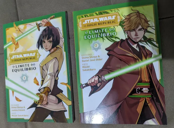 Star Wars Mangá O Limite do Equilíbrio Panini - 2 Volumes História Completa