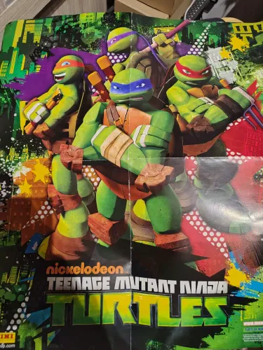Pôster Tartarugas Ninja Nickelodeon Panini