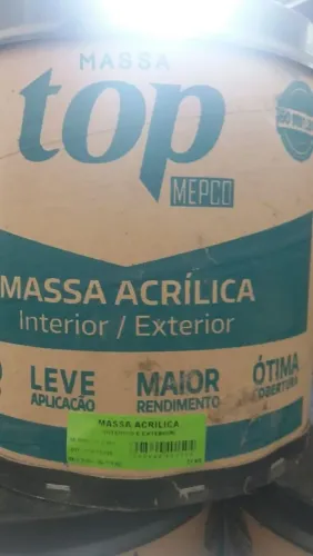 Massa corrida PVA 21kg acrílica 