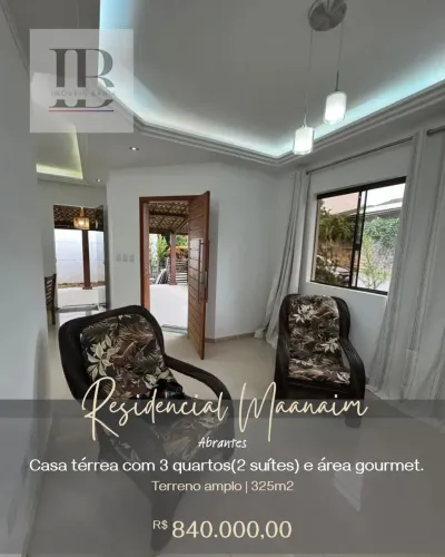 Casa Térrea no Residencial Maanaim  Abrantes