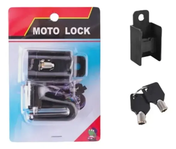 Trava Cadeado De Disco Moto Anti Furto Universal