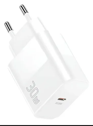 Carregador turbo 30 w ( acompanha cabo original essager) Essager tipo C ( BRANCO )
