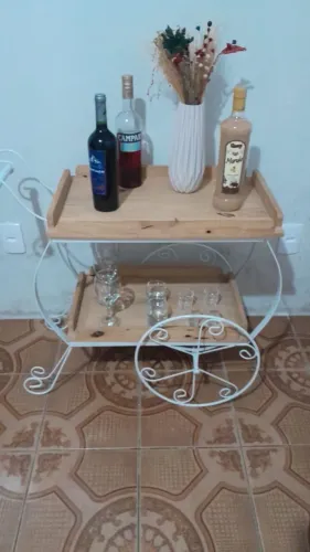 Mesa Carrinho de ferro