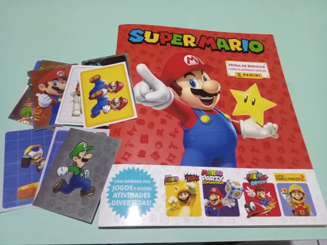 Álbum oficial do Super Mario da panini comics