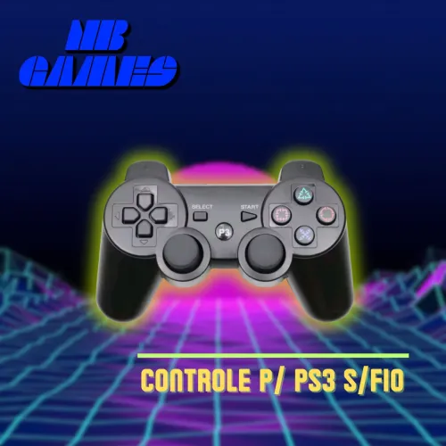 Controle sem fio para PS3 e PC 