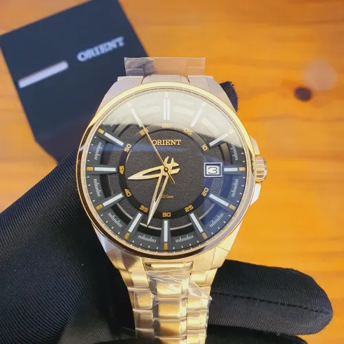 Relógio Orient 48mm Dourado original emitimos nota fiscal 