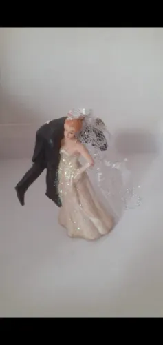 Miniatura para bolo de casamento