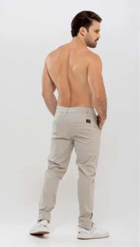 Calça Bege Esporte Fino - Conforto e Estilo