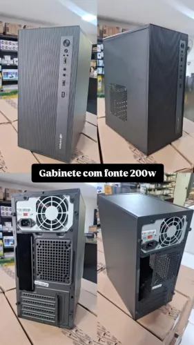 GABINETE ATX COM FONTE 200W