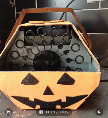 Maquina de bolhas de sabão Halloween