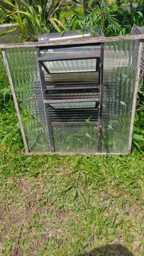 Janela aço Banheiro