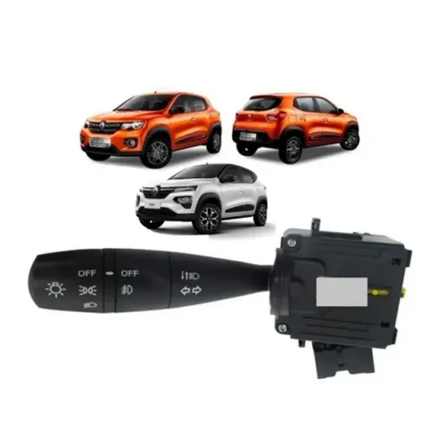Chave de Seta Luz Volante para Renault Kwid 2017 - 2021 / Intense 2022 com Farol de Milha