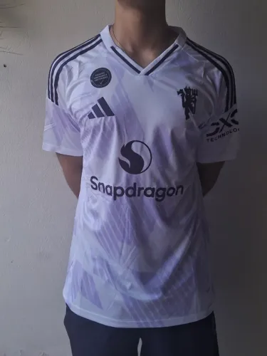 Camisa Manchester United II Away 25/26 Branca - Tamanho G