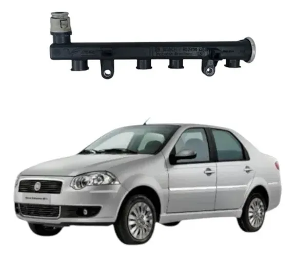 Flauta Bico Injetor Siena 1.0 Fire 8v Flex 2014 2015 Usado