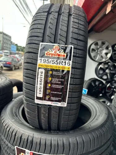Pneu Remold Crystone 195/55R16 - Qualidade e Durabilidade