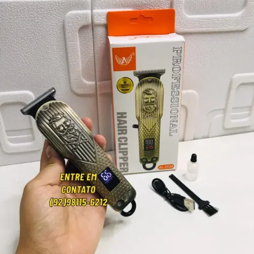 Maquina De Cabelo Profissional Para Barbearia - Entrega das 9 até 22hrs