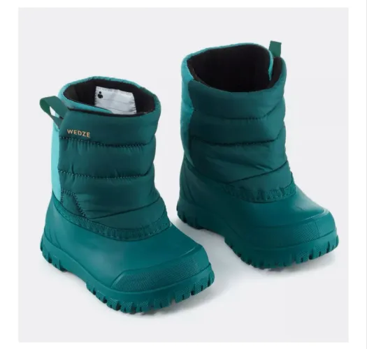 Bota de bebê de neve 