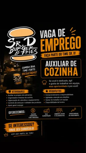 Auxiliar de cozinha