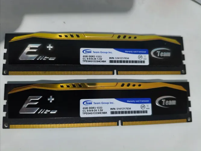 MEMORIA RAM DDR3 8GB (2x4)