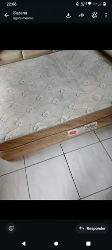 Colchão casal por 250 entrego
