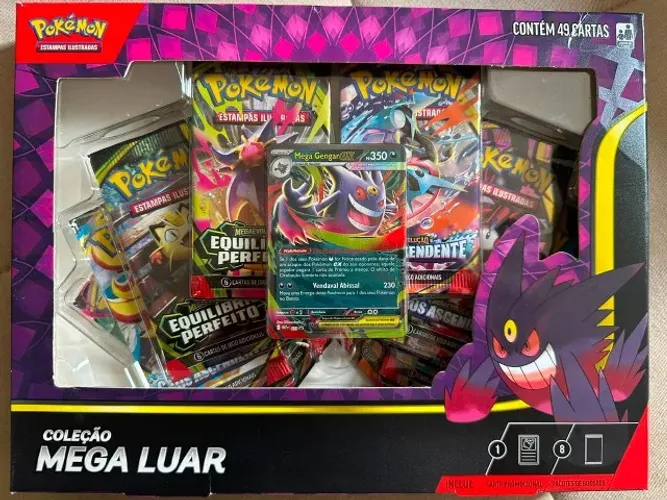 BOX COLEÇÃO MEGA LUAR - GENGAR - POKEMON