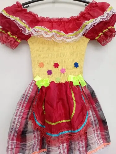 Vestido junino infantil