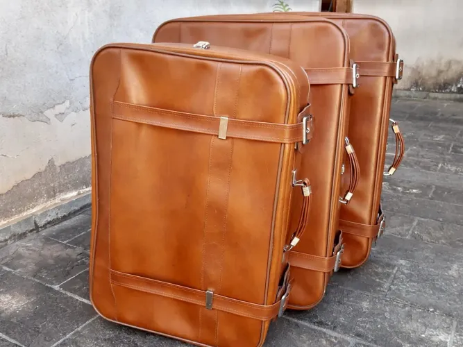 LINDA Mala Vintage Durável PERFEITA 