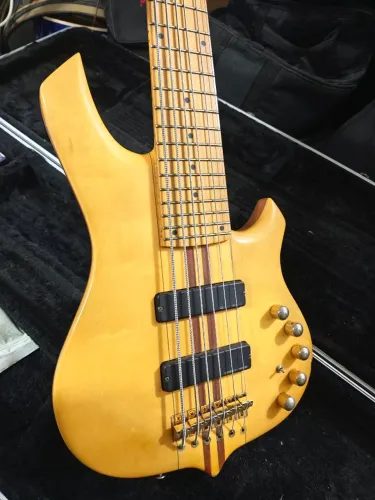 Baixo Luthier Ledur 6 Cordas Case Gator