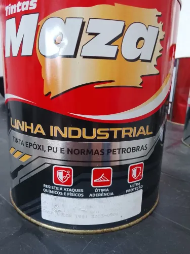 Tinta Maza Linha Industrial Azul RAL norma 5010 PU +Catalizador
