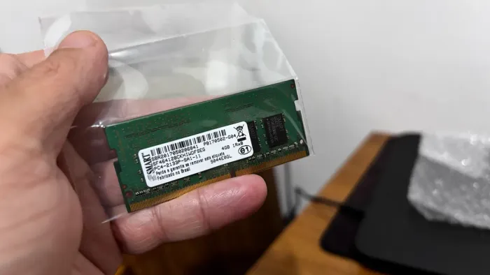 Memoria ram 4gb ddr4 2133 1.2v da smart ( seminovas) notebook tem 2400, 2666 e 3200