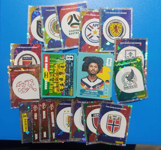 Lote 130 Figurinhas da copa 2026