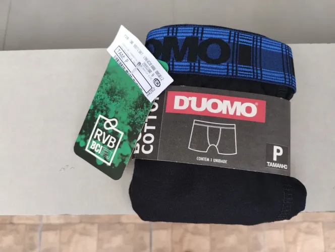 Cueca box Duomo preta Tam M - Novo 