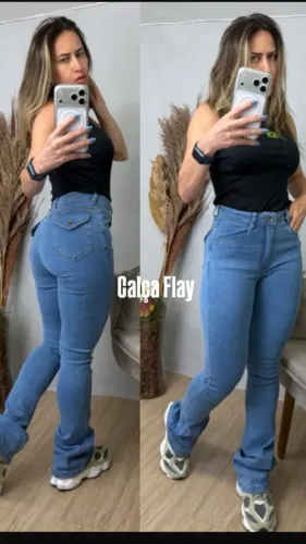 Calças flay