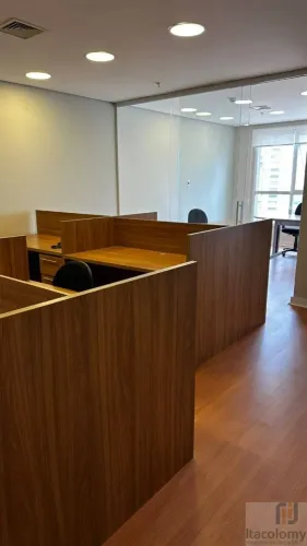 Sala mobiliada para locaçao Alphaville